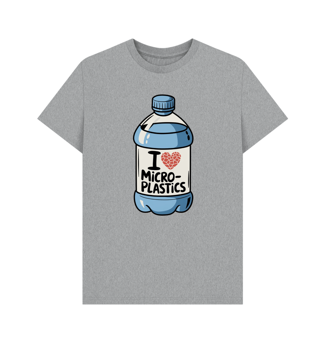 Athletic Grey I Heart Micro Plastics T-Shirt