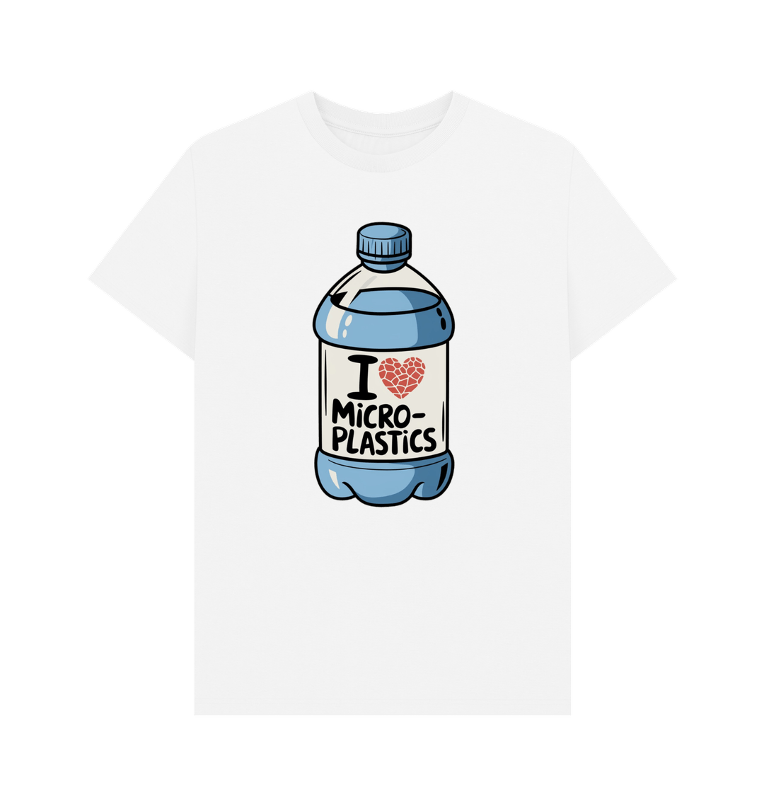 White I Heart Micro Plastics T-Shirt